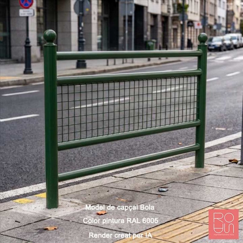 Barana urbana model Línea enreixada | Seguretat de vianants